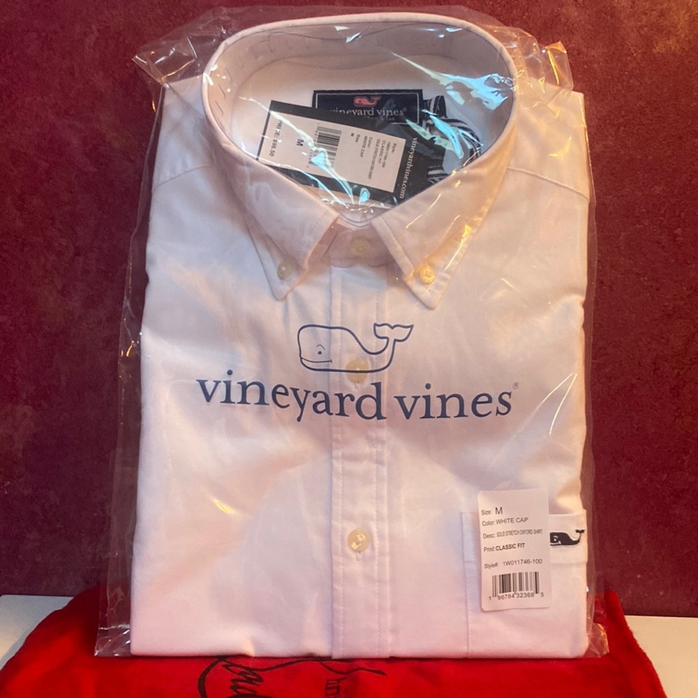 Vineyards Vines white long sleeved Classic Fit dress shirt M
